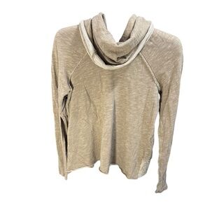 Free People Beach Two Body Corps Deux Cowl Neck tan Women Size XS/S wt48